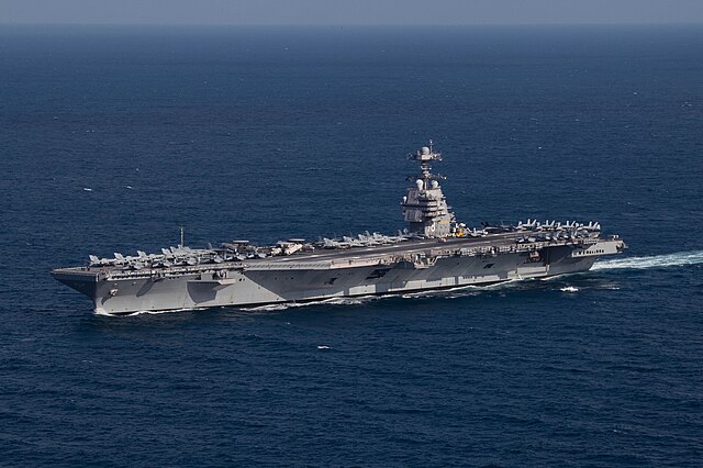 ABD Orta Dogu USS Gerald R. Ford (CVN-78) gemisi