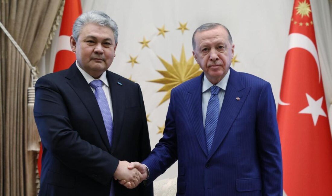 Cumhurbaşkanı Erdoğan, Kazakistan Dışişleri Bakanı Yermek Koşerbayev'i kabul etti.
